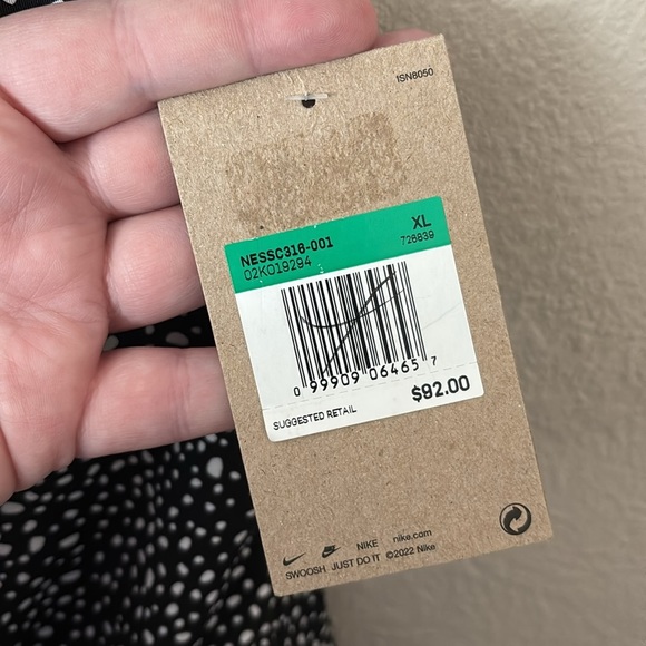 NWT Women’s One Piece Nike Swimsuit Polka Dot Black/White, XL NIKE SWIM SPORT - Picture 4 of 12